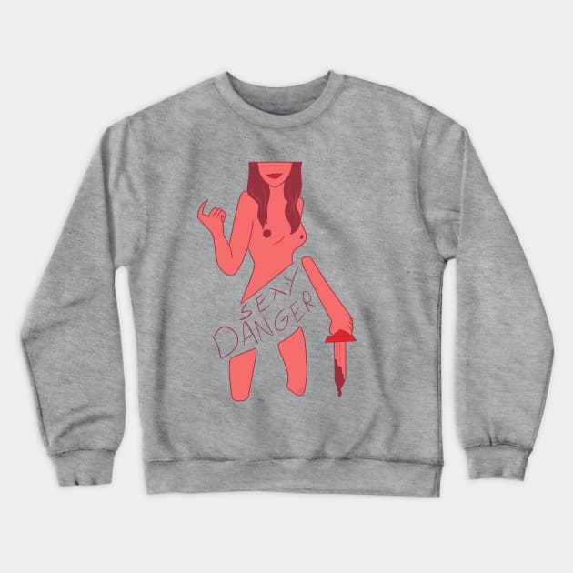 Femme Fatale Crewneck Sweatshirt by StarKillerTheDreaded